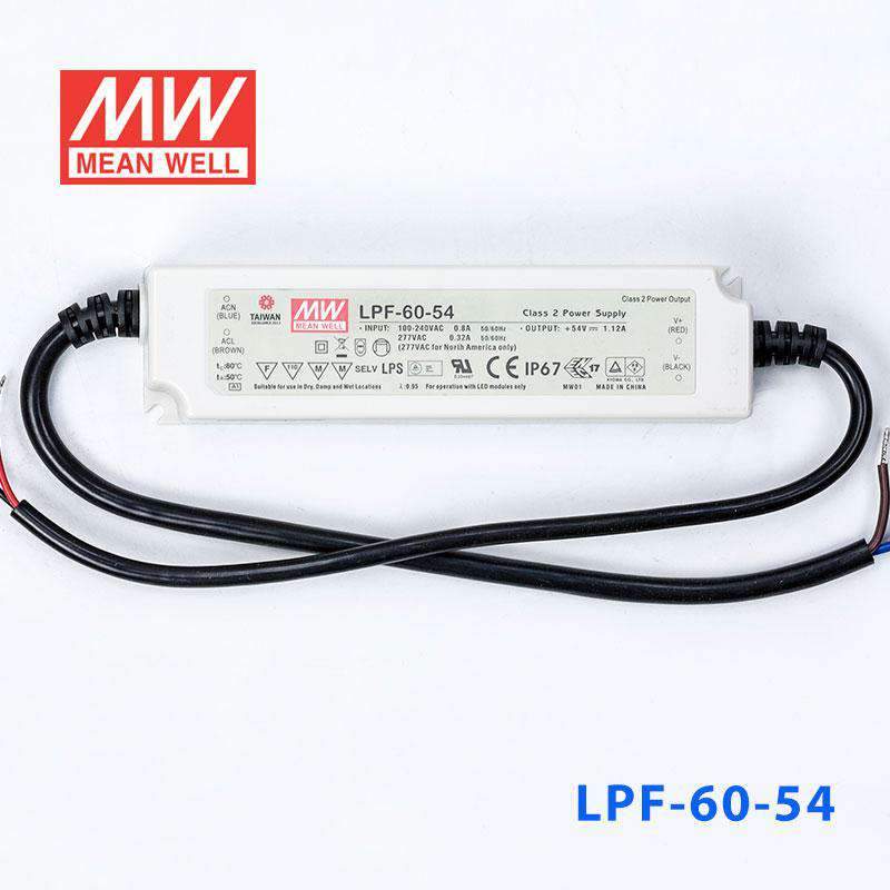 Mean Well LPF-60-54 Power Supply 60W 54V 1.12A - PHOTO 2