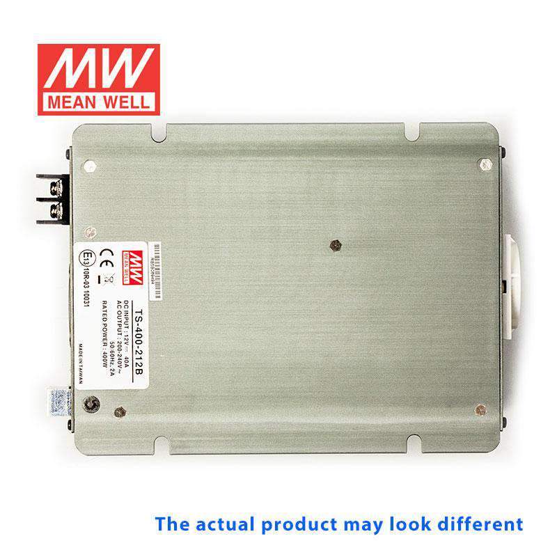 Mean Well TS-400-212C True Sine Wave 400W 12VDC to 230VAC 1.7A - DC-AC Power Inverter - PHOTO 2