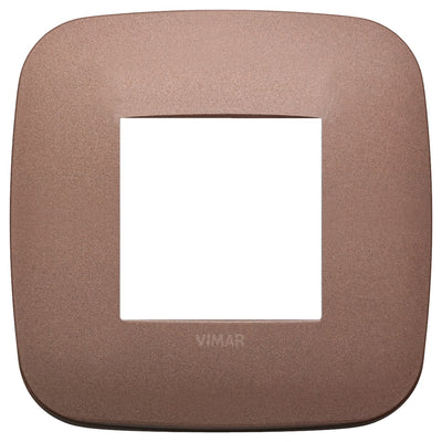 Vimar Arke Round Plate 2M Metal Matt Bronze