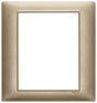 Vimar Plana Plate 8M Technopolymer Metallized Bronze