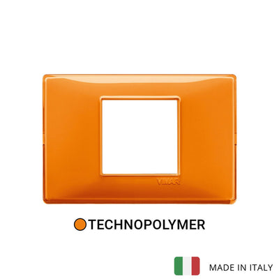 Vimar Plana Plate 2M Technopolymer Reflex Orange