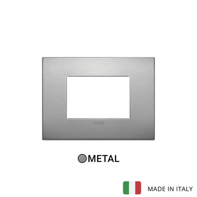 Vimar Arke Classic Plate 3M Aluminium Lava