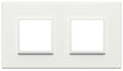 Vimar Eikon Evo Plate 4M (2+2) 71MM Aluminium Total White