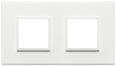 Vimar Eikon Evo Plate 4M (2+2) 71MM Aluminium Total White