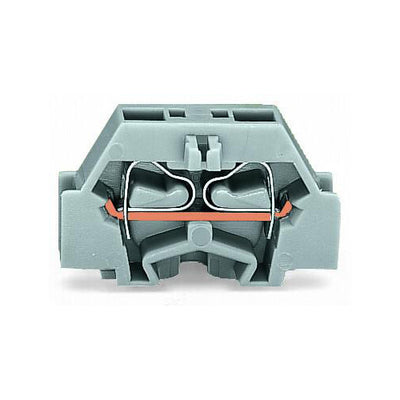 Wago 261-301 2-conductor Terminal Block Fixing Flange 1-pole CAGE CLAMP® 2,50mm² Gray
