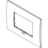 Vimar Arke Classic Plate 3M Metal Black Chrome - PHOTO 3