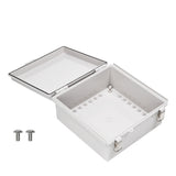 Boxco P-Series 210x210x100mm Plastic Enclosure, IP67, IK08, PC, Grey Cover, Molded Hinge and Latch Type - PHOTO 3