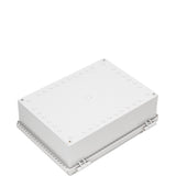 Boxco P-Series 280x380x130mm Plastic Enclosure, IP67, IK08, PC, Grey Cover, Molded Hinge and Latch Type - PHOTO 2