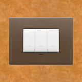 Vimar Eikon Metal 3 Gang Switch - Dark Bronze - 16A - PHOTO 10