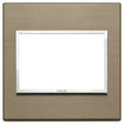 Vimar Eikon Evo Plate 3M Aluminium Dark Bronze