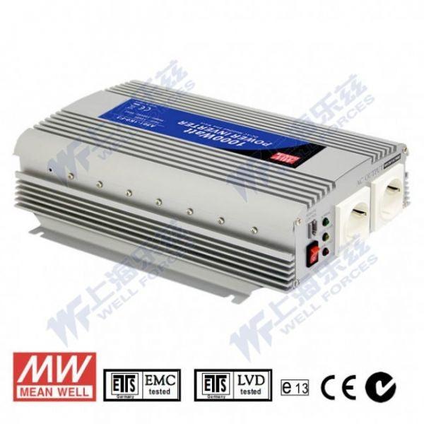 Mean Well A302-1K0-F5 Modified sine wave 1000W 230V  - DC-AC Inverter
