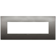 Vimar Arke Classic Plate 7M Metal Black Chrome