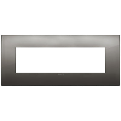 Vimar Arke Classic Plate 7M Metal Black Chrome