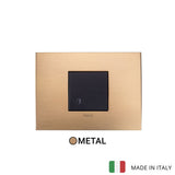Vimar Arke Metal 1 Gang Switch - Brushed Brass - 16A - PHOTO 3