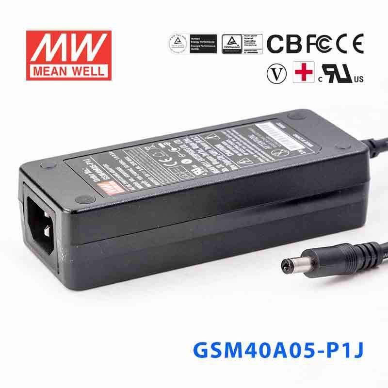 Mean Well GSM40A05-P1J Power Supply 25W 5V 5A
