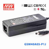 Mean Well GSM40A05-P1J Power Supply 25W 5V 5A