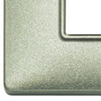 Vimar Plana Plate 5M BS Technopolymer Metallized Green