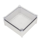 Boxco S-Series 280x280x130mm Plastic Enclosure, IP67, IK08, PC, Transparent Cover, Screw Type - PHOTO 1