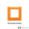 Vimar Plana Plate 2M Technopolymer Orange - Square