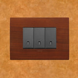 Vimar Arke Wood 3 Gang switch - Cherry Wood - 16A - PHOTO 9