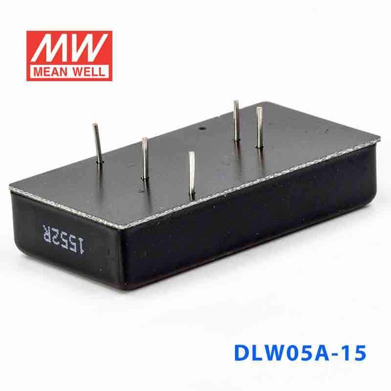 Mean Well DLW05A-15 DC-DC Converter - 5W - 9~18V in ±15V out 167mA - PHOTO 3