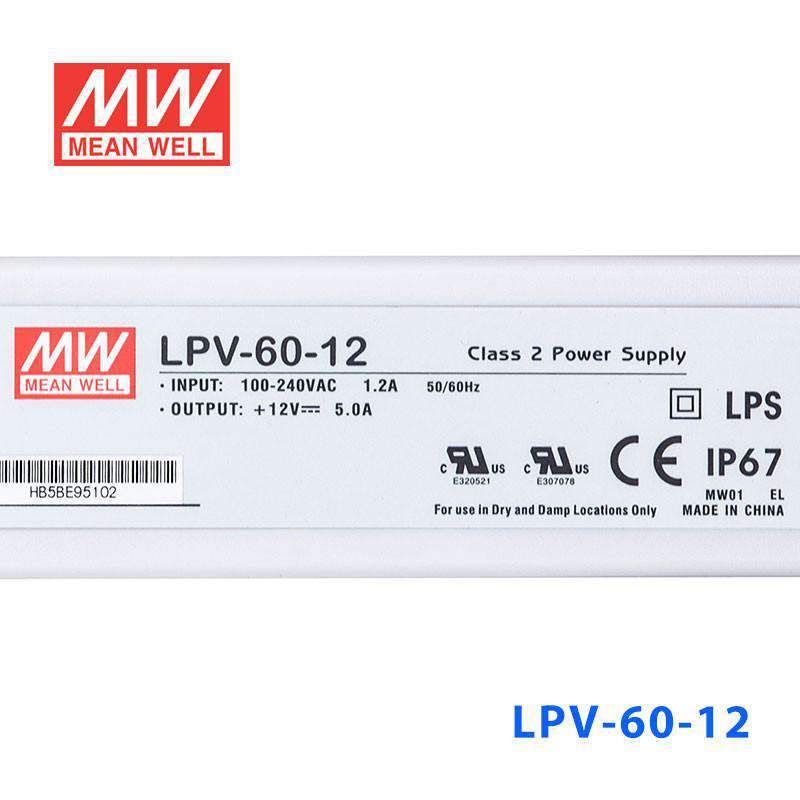 Mean Well LPV-60-12 Power Supply 60W 12V - PHOTO 2