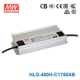 Mean Well HLG-480H-C1750AB Power Supply 480W 1750mA - Adjustable and Dimmable