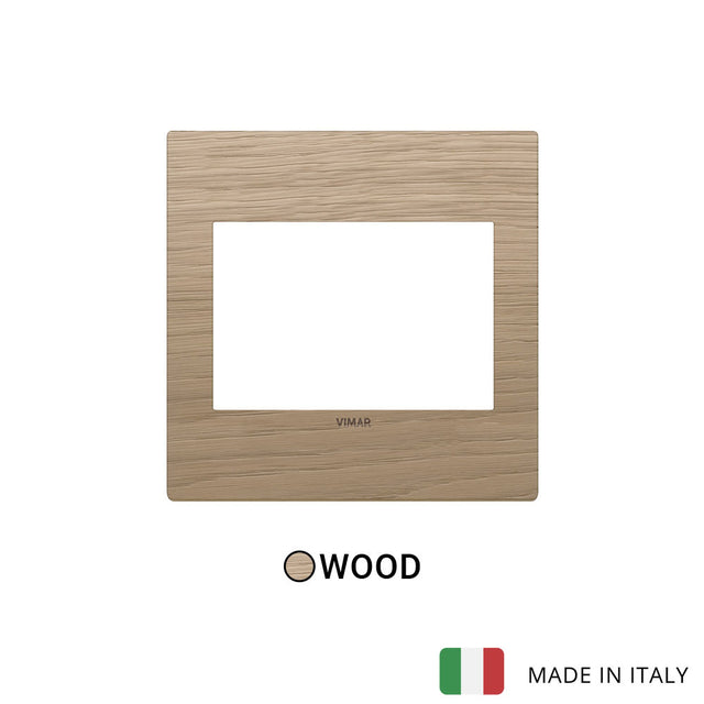 Vimar Eikon Exe Plate 3M Wood Oak