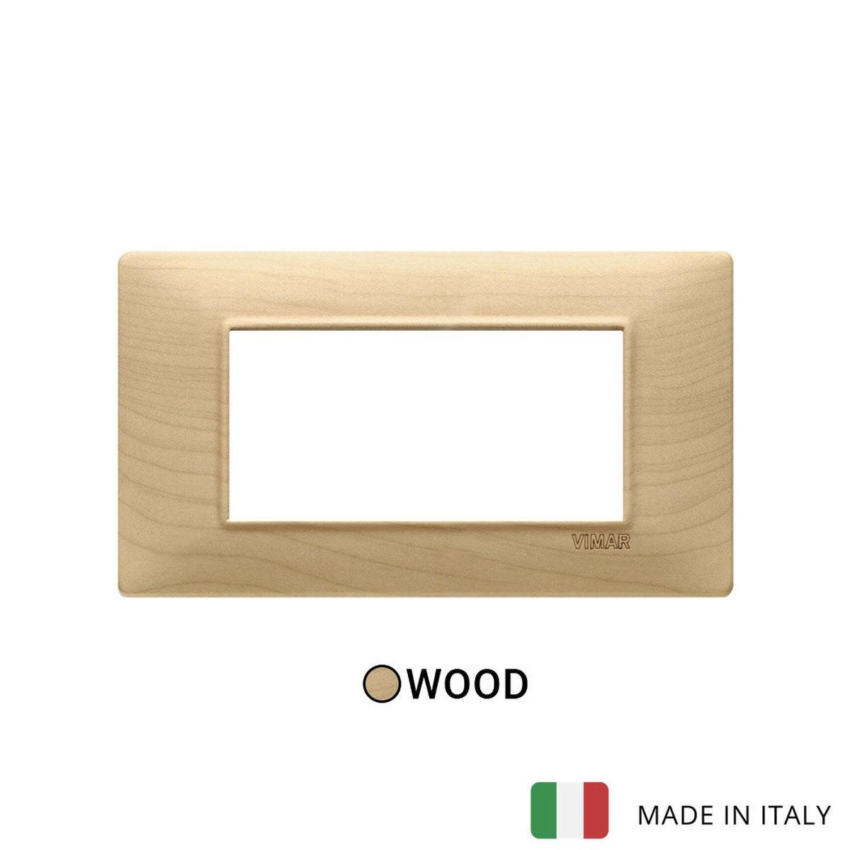 Vimar Plana Plate 4M Wood Maple