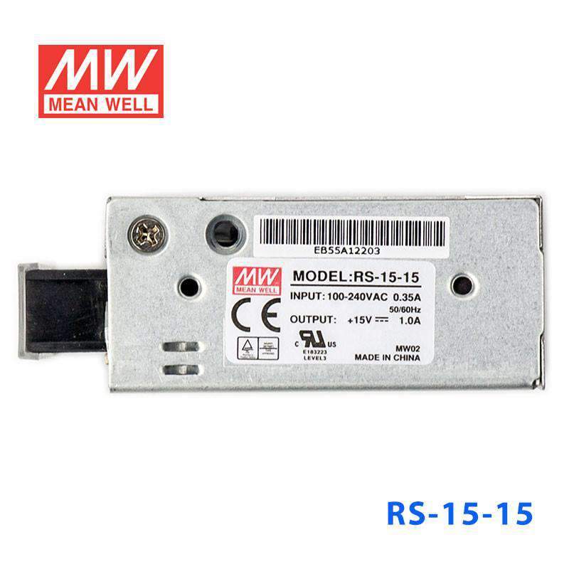 Mean Well RS-15-15 Power Supply 15W 15V 1A - PHOTO 2