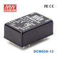 Mean Well DCW03A-12 DC-DC Converter - 3W - 9~18V in ±12V out