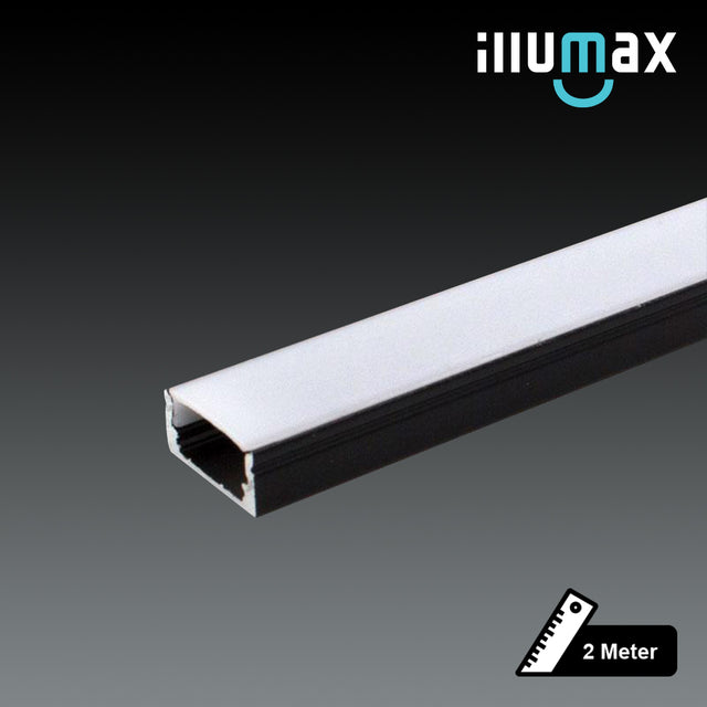 LED Extrusion EXLP03-B Linear Profile Black