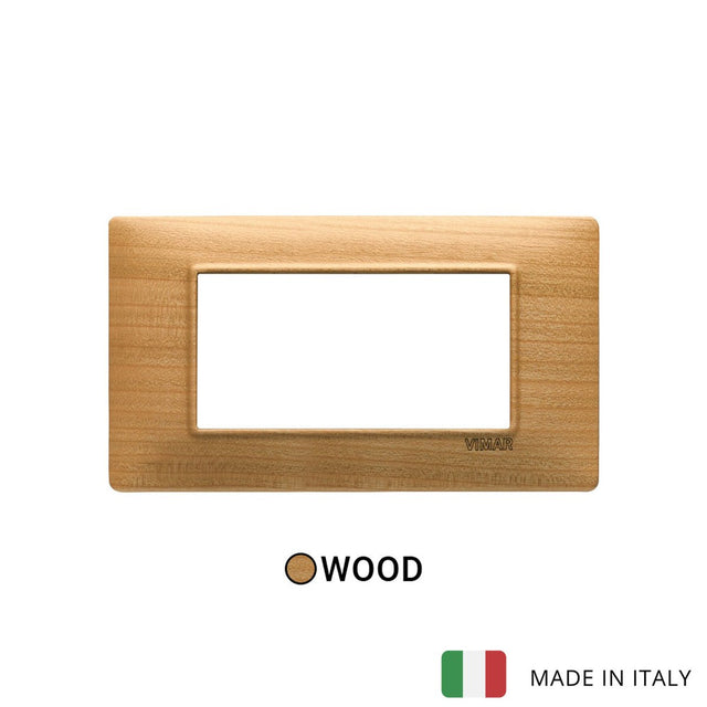 Vimar Plana Plate 4M Wood Cherry