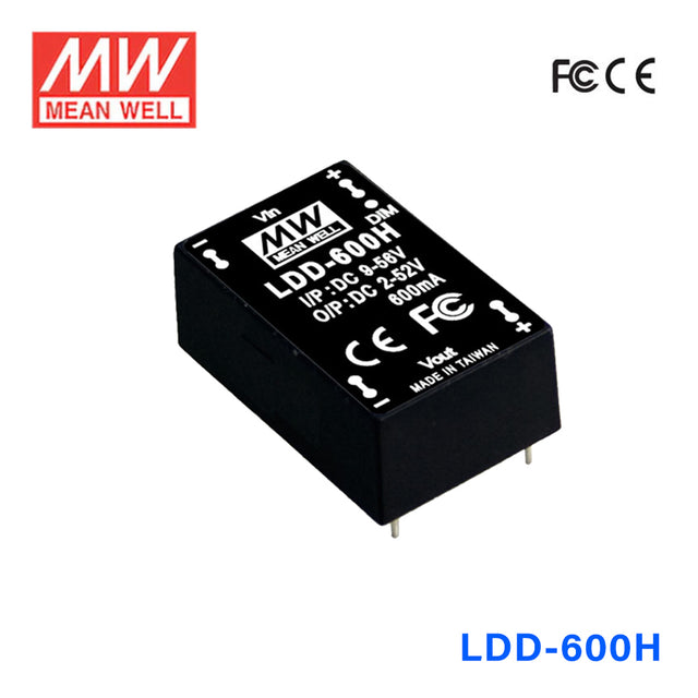 Mean Well LDD-600H DC/DC LED Driver CC 600mA - Step-down