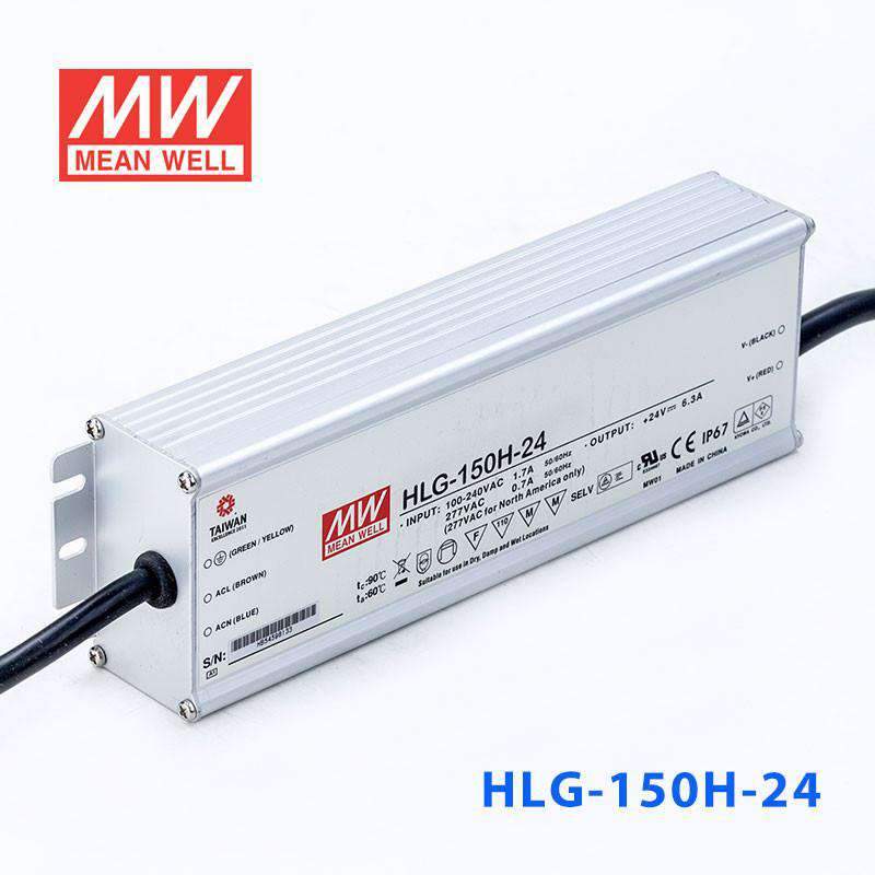 Mean Well S-HLG-150H-24 Power Supply 150W 24V with AU/NZ plug 6.3A - PHOTO 1