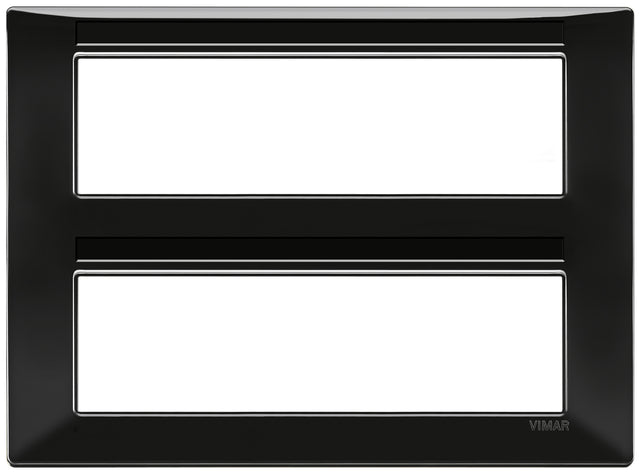 Vimar Plana Plate 14M Technopolymer Black
