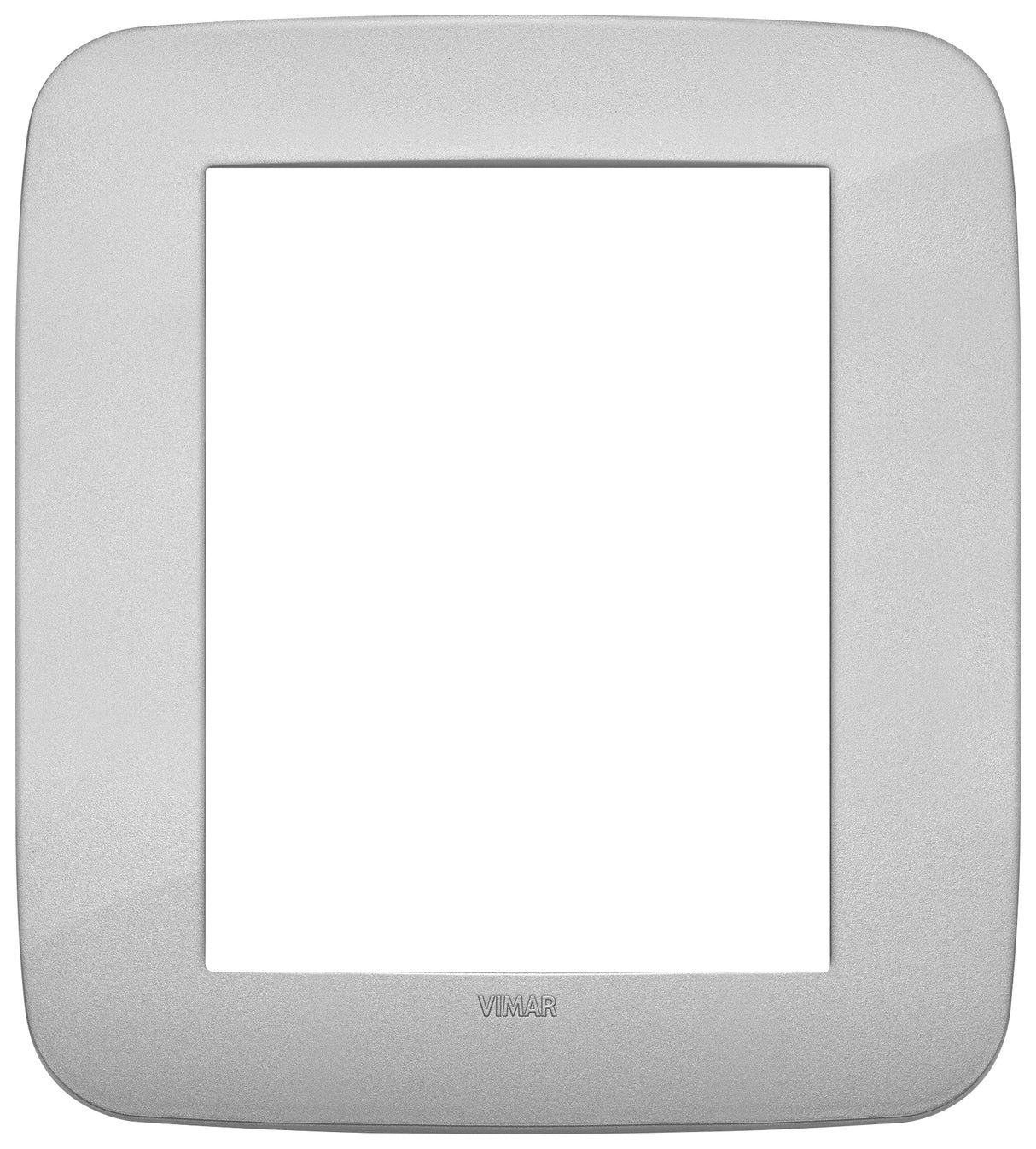 Vimar Arke Round Plate 8M Technopolymer Silver