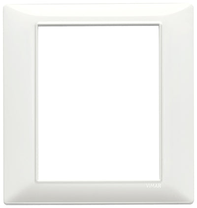 Vimar Plana Plate 8M Technopolymer White