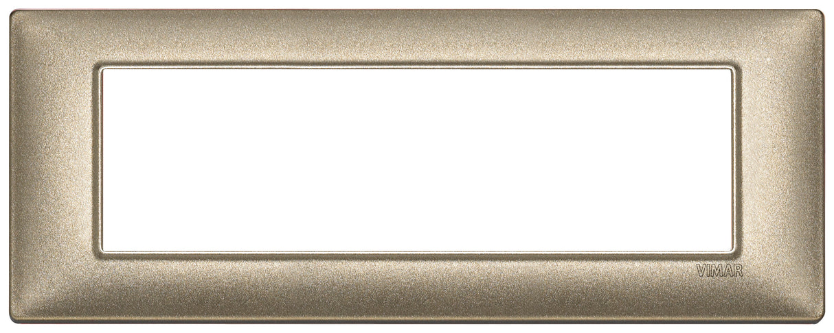 Vimar Plana Plate 7M Metallized Bronze