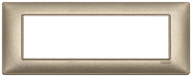 Vimar Plana Plate 7M Metallized Bronze