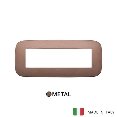 Vimar Arke Round Plate 7M Metal Matt Bronze
