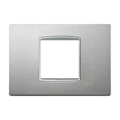 Vimar Eikon Chrome Plate 2centrMBS Bright Matt Silver