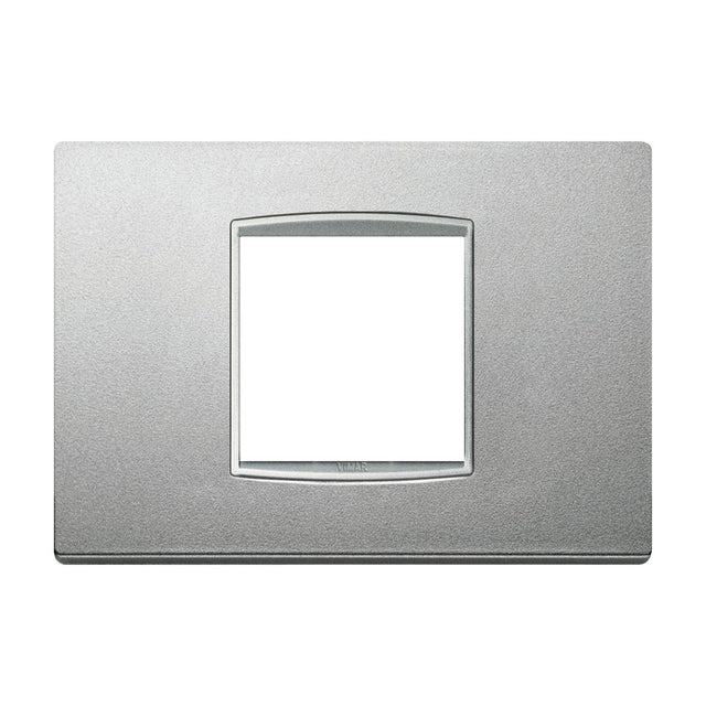 Vimar Eikon Chrome Plate 2centrMBS Bright Matt Silver