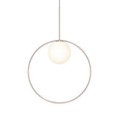Pablo Pendant Bola Halo 22" Rose Gold