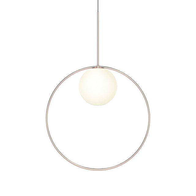 Pablo Pendant Bola Halo 22" Rose Gold