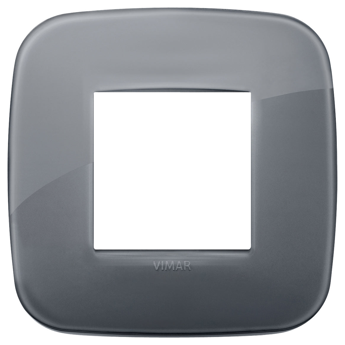 Vimar Arke Round Plate 2M Reflex Smoke Grey
