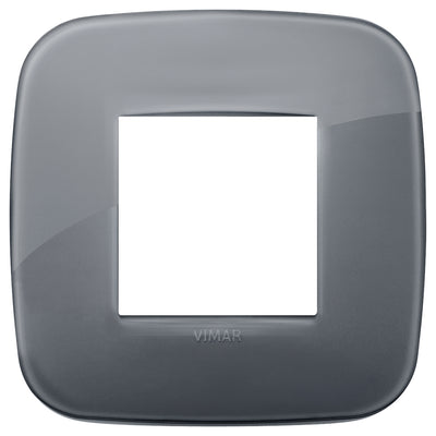 Vimar Arke Round Plate 2M Reflex Smoke Grey