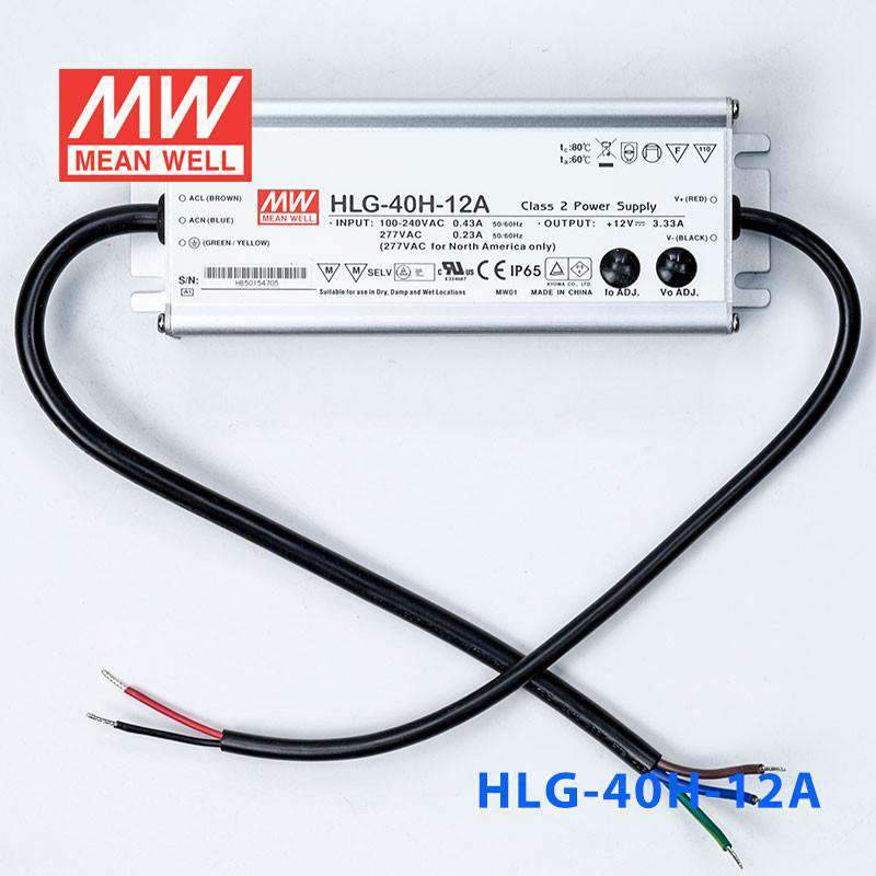 Mean Well HLG-40H-12A Power Supply 40W 12V - Adjustable 3.33A - PHOTO 2
