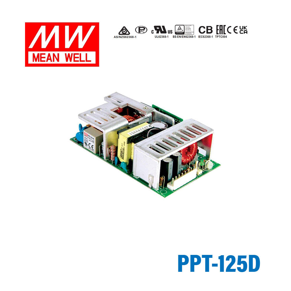 Mean Well PPT-125D Triple Output with PFC Function 125W 7A