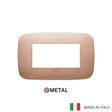 Vimar Arke Round Plate 4M Metal Brushed Copper